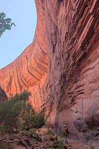 Hiking through Neon Canyon
